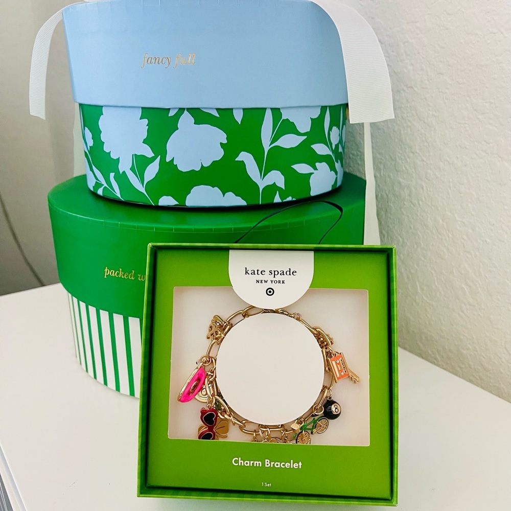 Kate Spade x Target Chic & Playful Gold Charm Bracelet